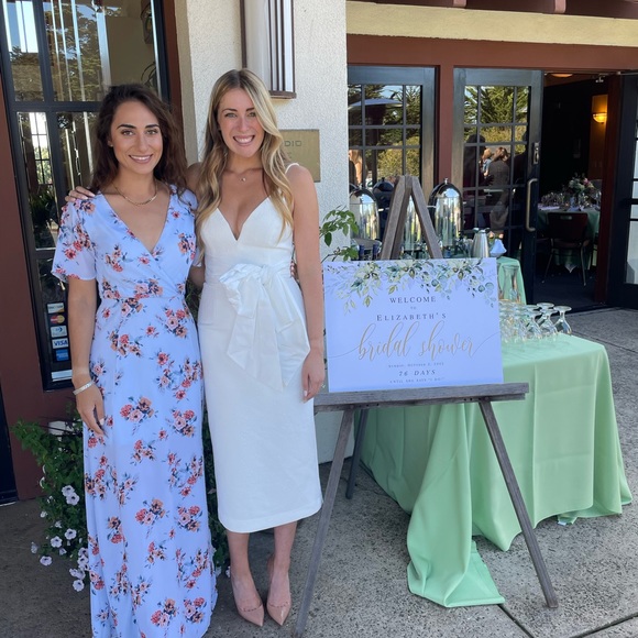 Rebecca Vallance Bridal Genevieve Bow-trimmed Crepe Dress Size 4 - Picture 5 of 6